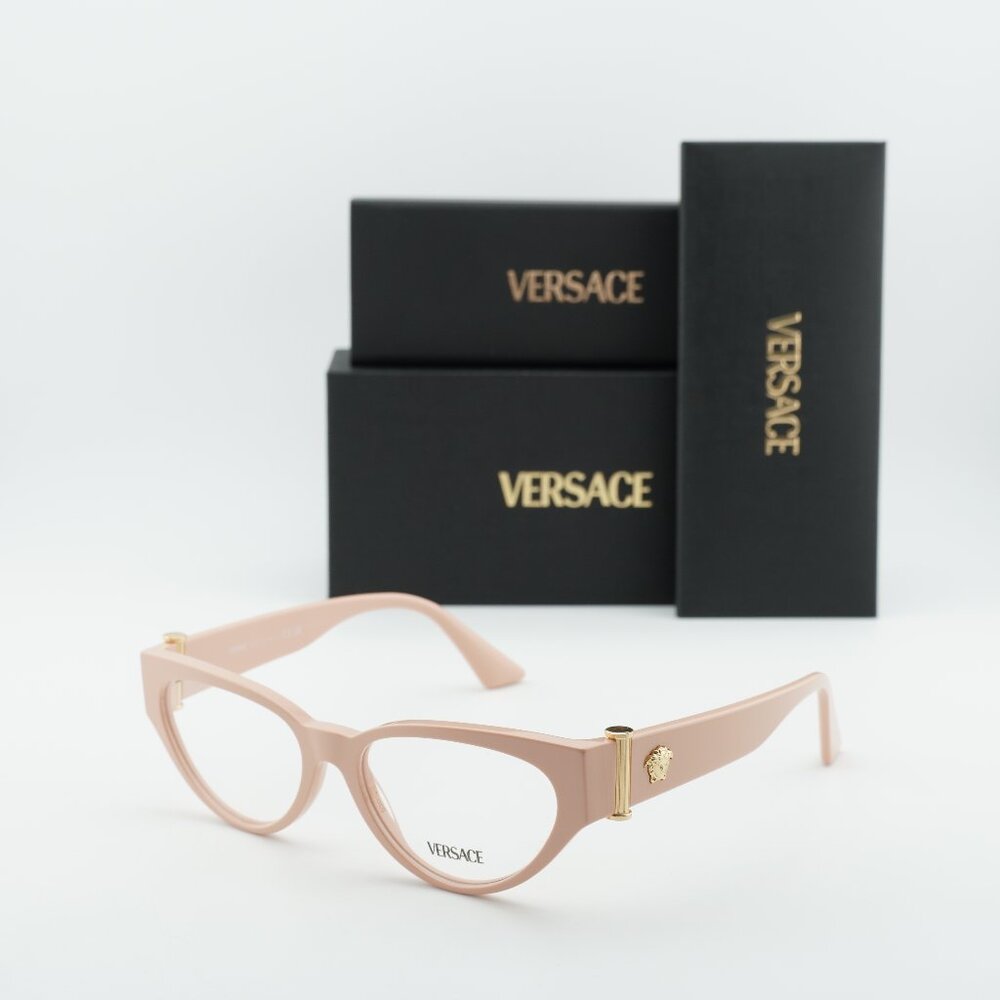 Versace VE3366 5494 Cat Eye Eyeglasses – Nude 53mm